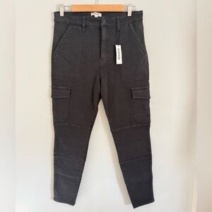 Garage Jet Black Cargo Pants
